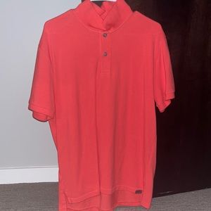 Eddie Bauer Large Red Polo T-Shirt